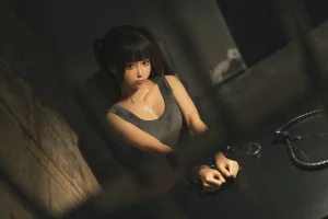 蠢沫沫《审讯》主题写真：140张全套美图