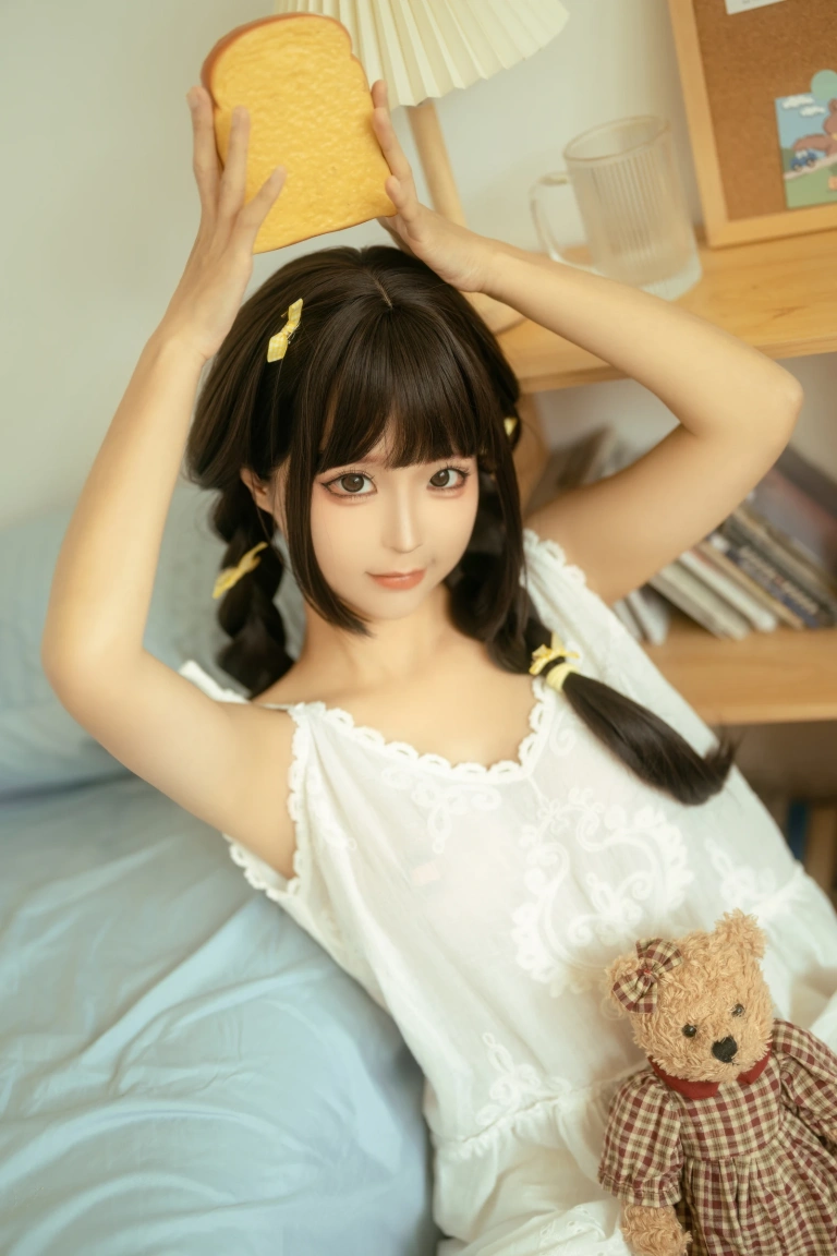 蠢沫沫《宅家日记》主题写真：132张全套美图