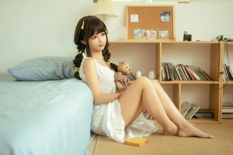 蠢沫沫《宅家日记》主题写真：132张全套美图