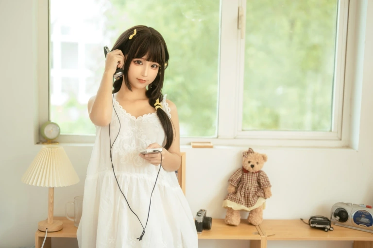 蠢沫沫《宅家日记》主题写真：132张全套美图