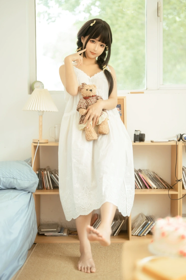 蠢沫沫《宅家日记》主题写真：132张全套美图