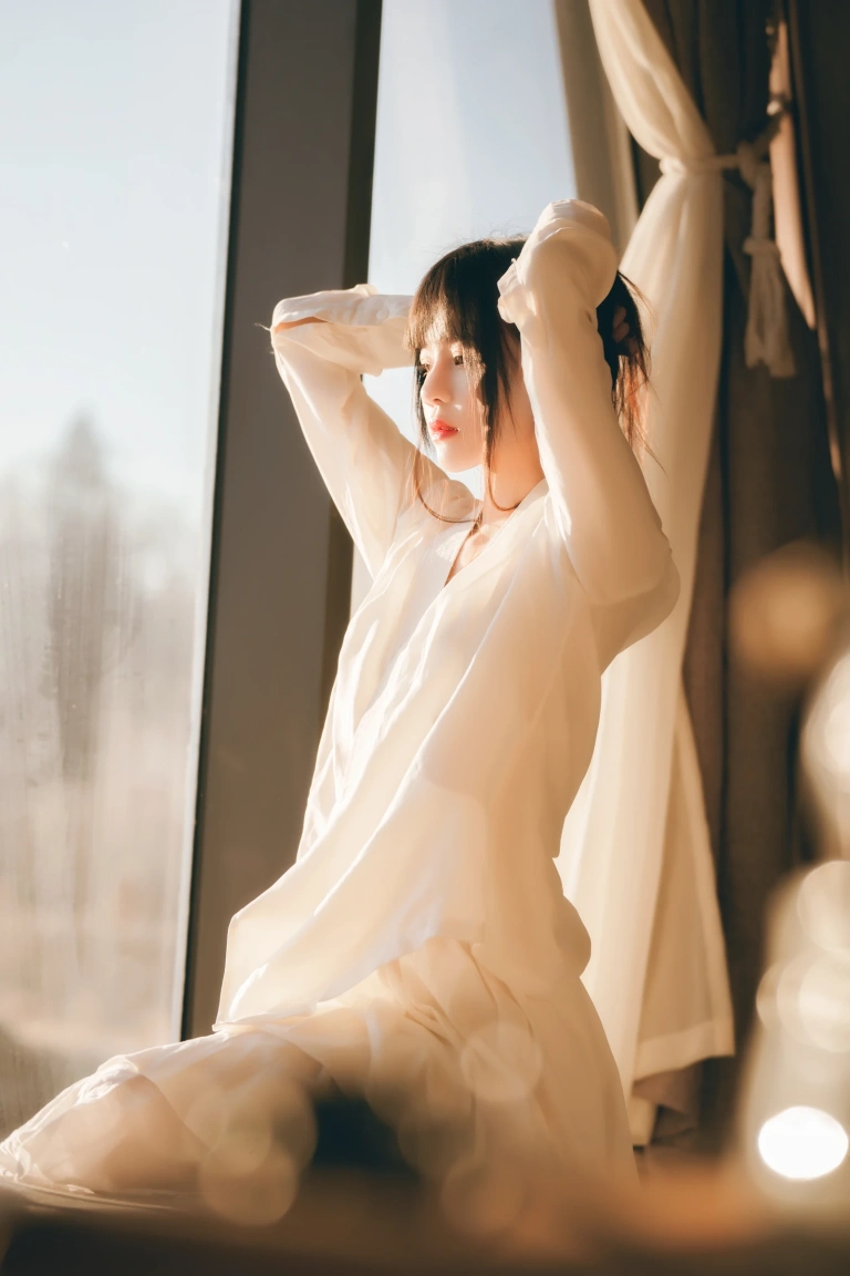 桜桃喵《融雪》主题写真：58张全套美图