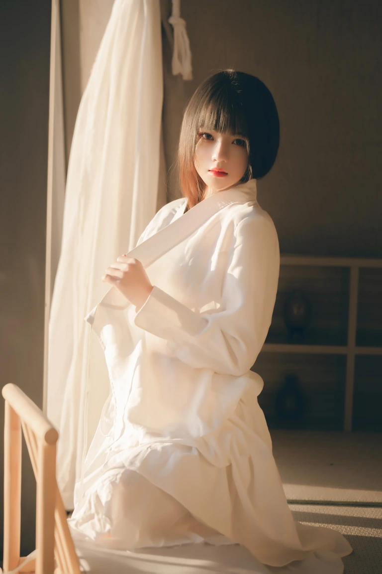 桜桃喵《融雪》主题写真：58张全套美图