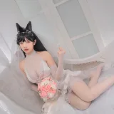 雯仔不讲道理《爱宕花嫁》主题写真：32张全套美图