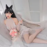 雯仔不讲道理《爱宕花嫁》主题写真：32张全套美图