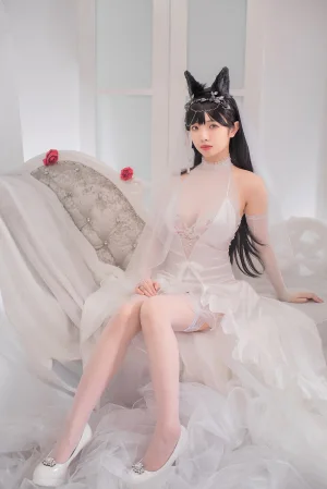 雯仔不讲道理《爱宕花嫁》主题写真：32张全套美图
