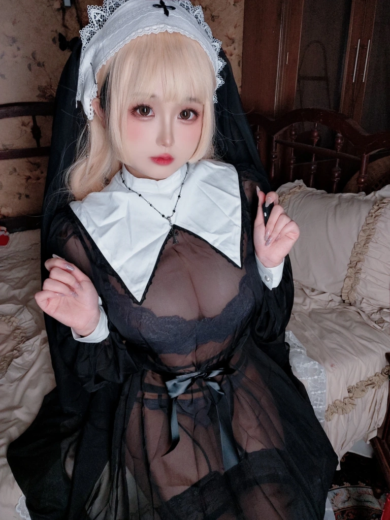 日奈娇(椎名莜)《禁忌修女》主题写真：180张全套美图，含3个视频