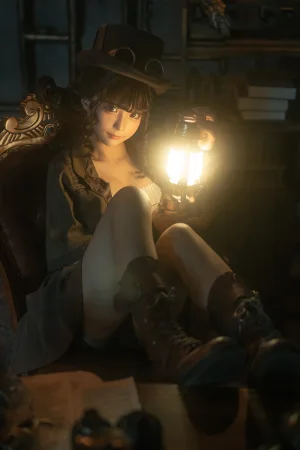蠢沫沫《蒸汽少女》主题写真：110张全套美图