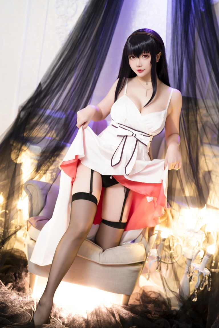 星之迟迟《2022月度计划 10月套图C 路人女主的养成方法 霞之丘诗羽》主题写真：51张全套美图