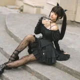 蠢沫沫《双马尾小恶魔》主题写真：16张全套美图