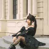 蠢沫沫《双马尾小恶魔》主题写真：16张全套美图