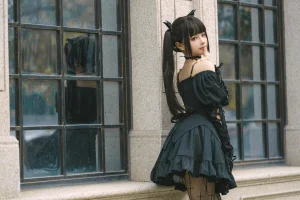 蠢沫沫《双马尾小恶魔》主题写真：16张全套美图