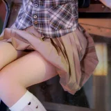 桜桃喵《制服摩天轮》主题写真：27张全套美图