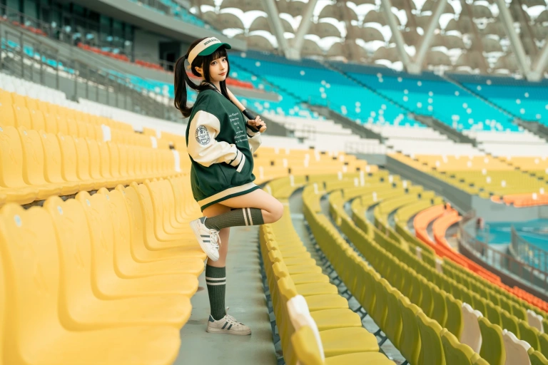 蠢沫沫《棒球女孩》主题写真：102张全套美图