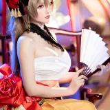 星之迟迟《碧蓝航线 让巴尔 舶刀》主题写真：43张全套美图