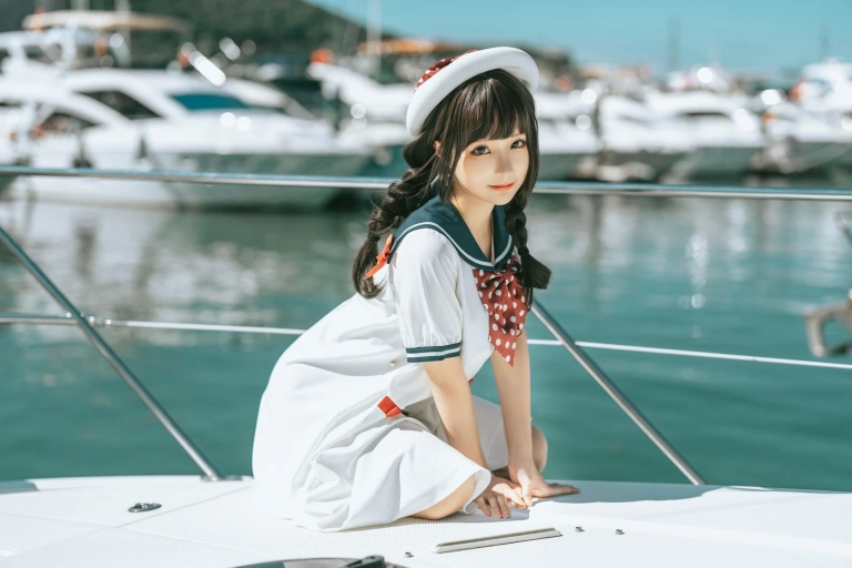 蠢沫沫《水手日记》主题写真：127张全套美图