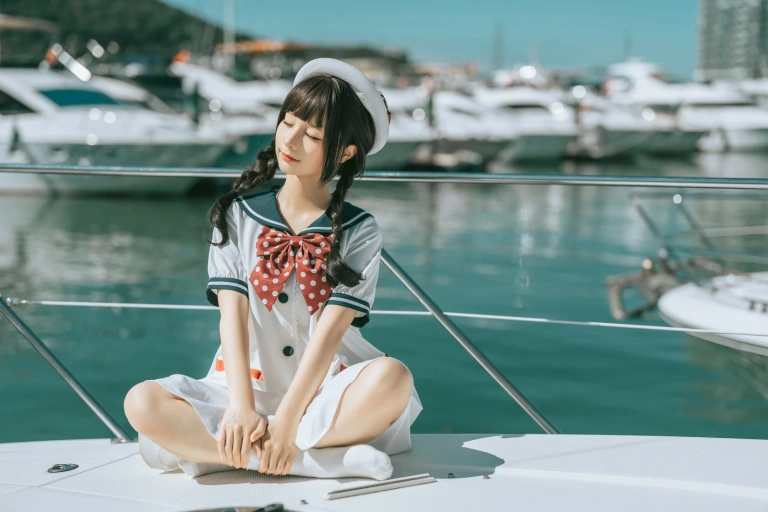 蠢沫沫《水手日记》主题写真：127张全套美图