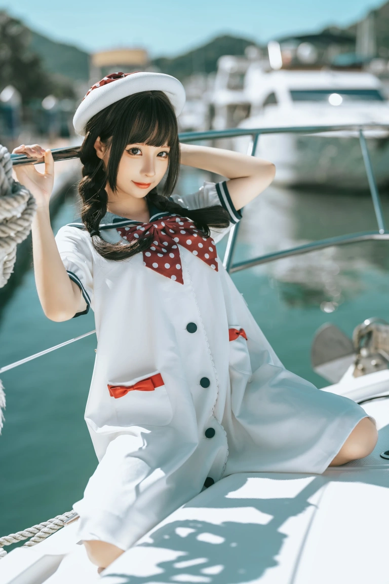 蠢沫沫《水手日记》主题写真：127张全套美图