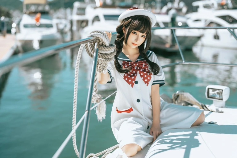 蠢沫沫《水手日记》主题写真：127张全套美图