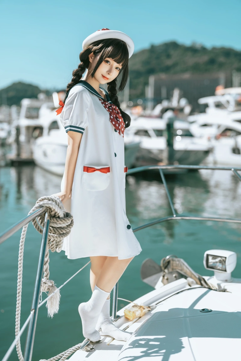 蠢沫沫《水手日记》主题写真：127张全套美图