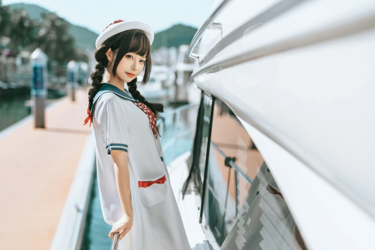 蠢沫沫《水手日记》主题写真：127张全套美图