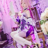 桜桃喵《崩坏·星穹铁道 符玄》主题写真：27张全套美图，含2个视频