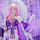 桜桃喵《崩坏·星穹铁道 符玄》主题写真：27张全套美图，含2个视频