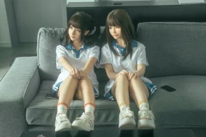 蠢沫沫《同桌的你（&桃良阿宅）》主题写真：110张全套美图