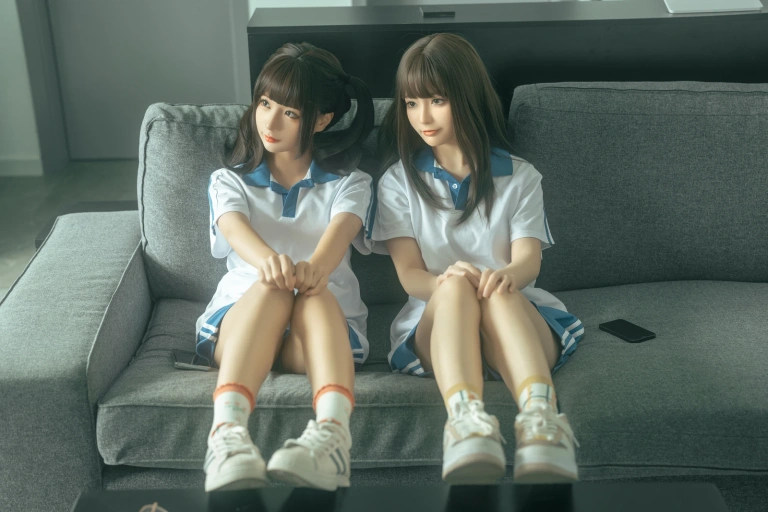 蠢沫沫《同桌的你（&桃良阿宅）》主题写真：110张全套美图