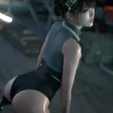 周叽是可爱兔兔《仿生人形》主题写真：38张全套美图