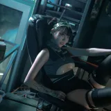 周叽是可爱兔兔《仿生人形》主题写真：38张全套美图