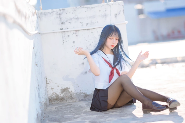 果咩酱《JK制服》主题写真：30张全套美图