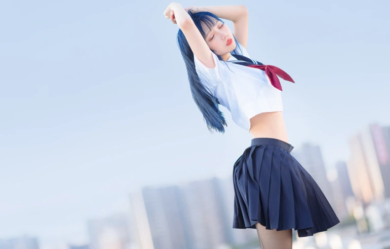 果咩酱《JK制服》主题写真：30张全套美图
