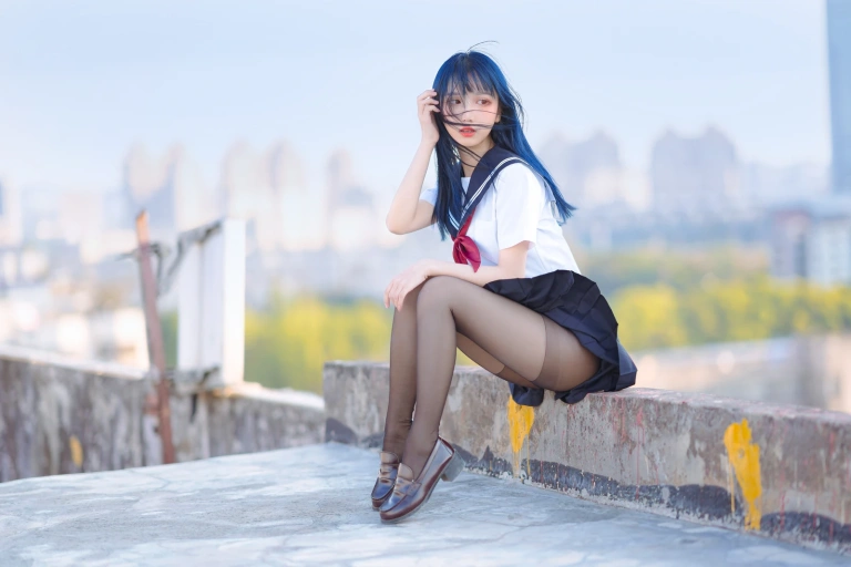 果咩酱《JK制服》主题写真：30张全套美图