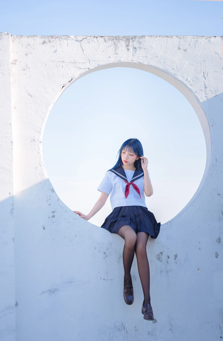 果咩酱《JK制服》主题写真：30张全套美图