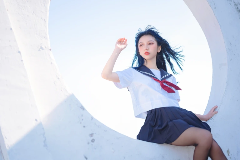 果咩酱《JK制服》主题写真：30张全套美图
