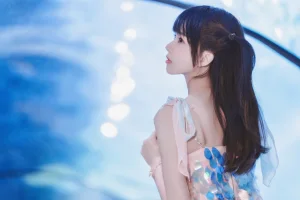 桜桃喵《水族馆》主题写真：15张全套美图