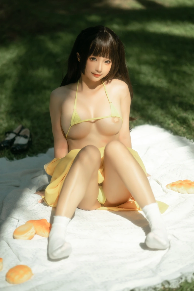 蠢沫沫《野餐日》主题写真：70张全套美图