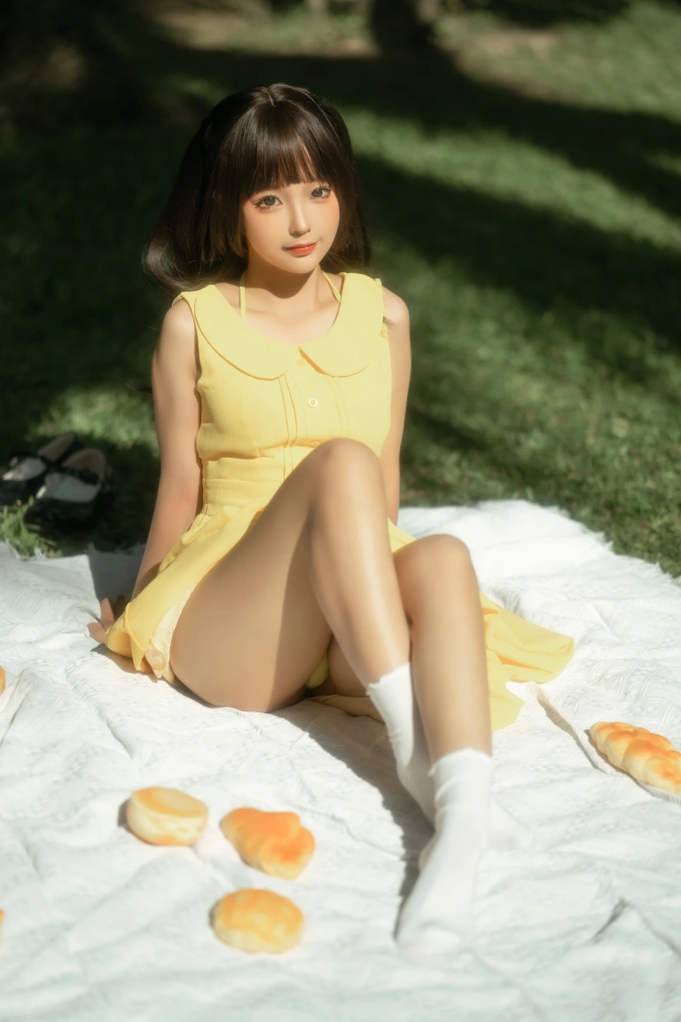 蠢沫沫《野餐日》主题写真：70张全套美图