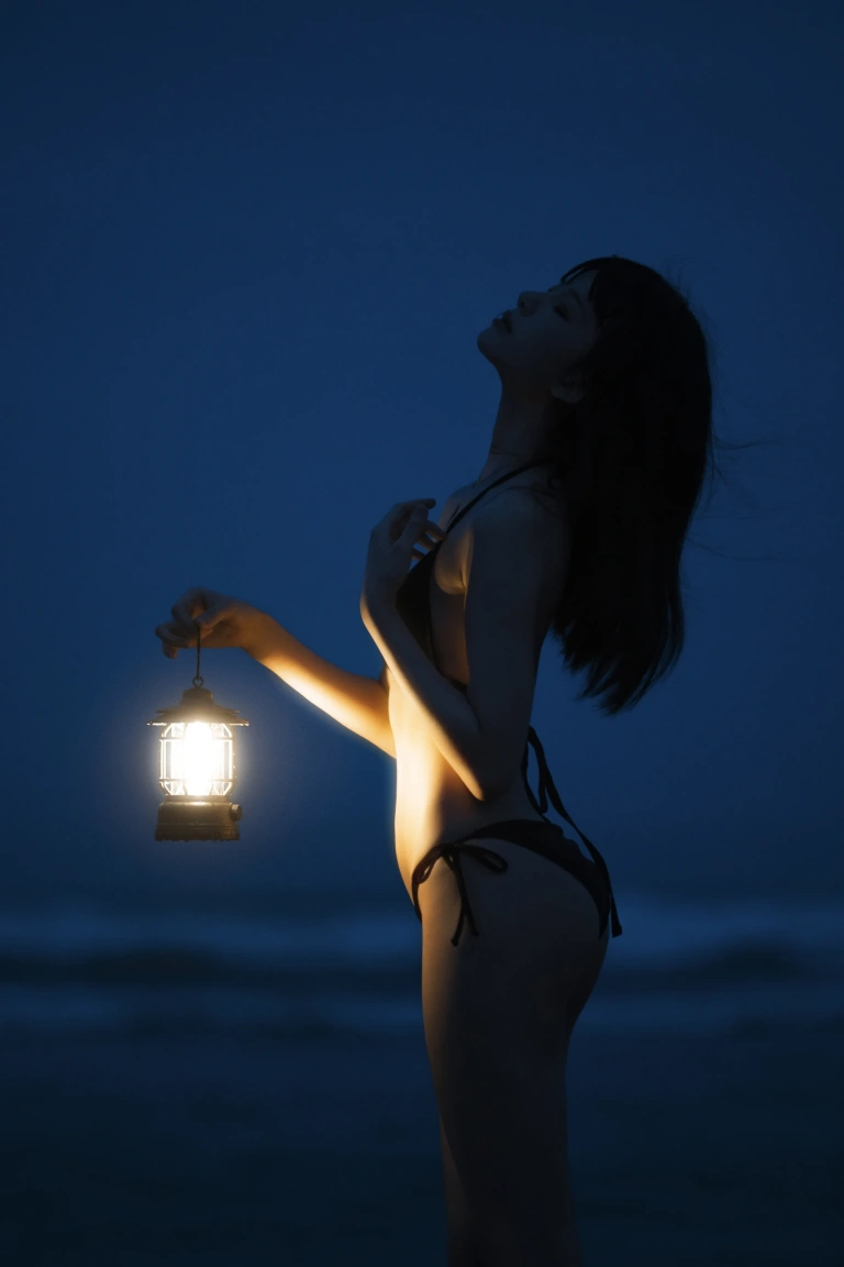 桜桃喵《晚星》主题写真：18张全套美图