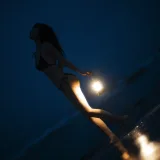 桜桃喵《晚星》主题写真：18张全套美图
