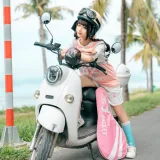蠢沫沫《小电车》主题写真：120张全套美图