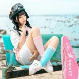 蠢沫沫《小电车》主题写真：120张全套美图