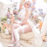 星之迟迟《2023年3月计划C FGO 玛修婚纱》主题写真：78张全套美图，含1个视频