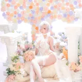 星之迟迟《2023年3月计划C FGO 玛修婚纱》主题写真：78张全套美图，含1个视频