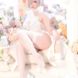 星之迟迟《2023年3月计划C FGO 玛修婚纱》主题写真：78张全套美图，含1个视频