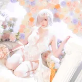 星之迟迟《2023年3月计划C FGO 玛修婚纱》主题写真：78张全套美图，含1个视频