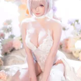 星之迟迟《2023年3月计划C FGO 玛修婚纱》主题写真：78张全套美图，含1个视频