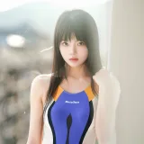 桜桃喵《竞泳》主题写真：21张全套美图