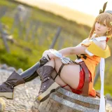 星之迟迟《2023年4月计划A 莱莎的炼金工坊2 莱莎》主题写真：38张全套美图